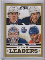 2013 Score Gold #561 Devan Dubnyk|Mike Brown|Nail Yakupov|Taylor Hall