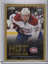 2013 Score Gold #645 Alex Galchenyuk