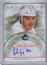 2012 Upper Deck Artifacts Autofacts #A-ML Maxim Lapierre