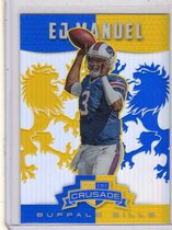 2014 Panini Rookies & Stars Crusade Blue #2 Ej Manuel