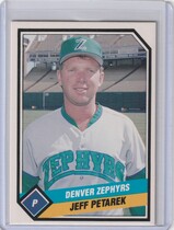 1989 CMC Denver Zephrys #8 Jeff Peterek