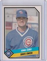 1989 CMC Iowa Cubs #19 Dave Owen