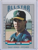 1988 Cal League California League All Stars Cal League #10 Dave Veres