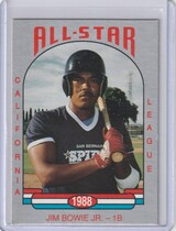 1988 Cal League California League All Stars Cal League #27 Jim Bowie Jr.