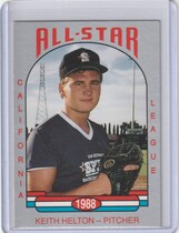 1988 Cal League California League All Stars Cal League #29 Keith Helton