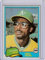 1981 Topps Base Set #364 Mike Davis