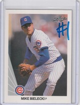 1990 Leaf Base Set #45 Mike Bielecki