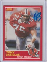 1989 Score Base Set #162 Tony Casillas