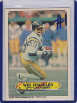 1983 Topps Sticker Inserts #6 Wes Chandler