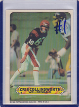 1983 Topps Sticker Inserts #8 Cris Collinsworth