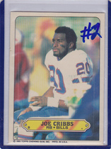 1983 Topps Sticker Inserts #9 Joe Cribbs