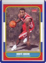 2008 Fleer 1986-87 Rookies #86R186 Donte Greene