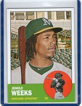 2012 Topps Heritage #354 Jemile Weeks