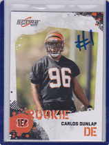 2010 Score Base Set #316 Carlos Dunlap