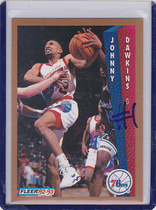 1992 Fleer Tony's Pizza #NNO Johnny Dawkins