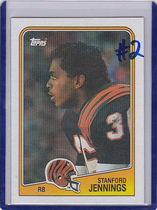 1988 Topps Base Set #342 Stanford Jennings