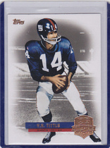 2012 Topps QB Immortals #QI-YAT Y.A. Tittle