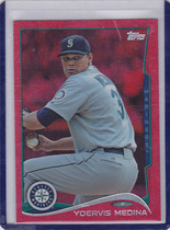 2014 Topps Update Red Hot Foil #US-265 Yoervis Medina