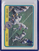 1981 Fleer Team Action #17 Billy Sims