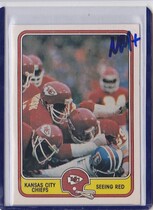 1981 Fleer Team Action #24 Chiefs