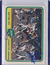 1981 Fleer Team Action #37 Jets