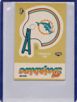 1983 Fleer Team Action Stickers #NNO Miami Dolphins