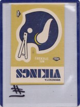 1983 Fleer Team Action Stickers #NNO Minnesota Vikings