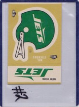 1983 Fleer Team Action Stickers #NNO New York Jets