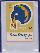 1983 Fleer Team Action Stickers #NNO San Diego Chargers