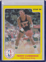 1986 Star Court Kings #8 Terry Cummings