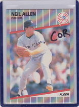 1989 Fleer Base Set #250 Neil Allen