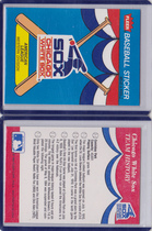1989 Fleer Team Logo Stickers #25 White Sox