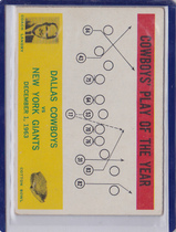 1964 Philadelphia Base Set #56 Cowboys' POY