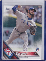 2016 Topps Update #US135 Tony Barnette