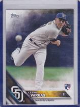 2016 Topps Update #US289 Cesar Vargas