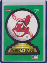 1988 Fleer Team Logo Stickers #12 Indians