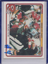 1982 Fleer Team Action #24 Chiefs