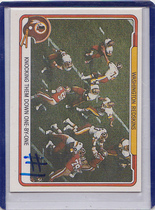 1982 Fleer Team Action #55 Redskins