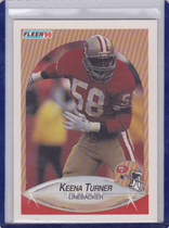 1990 Fleer Base Set #15 Keena Turner