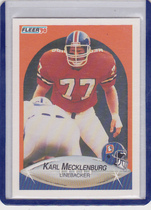 1990 Fleer Base Set #28 Karl Mecklenburg