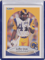 1990 Fleer Base Set #40 LeRoy Irvin