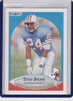 1990 Fleer Base Set #125 Steve Brown