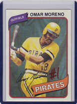 1980 Topps Base Set #165 Omar Moreno