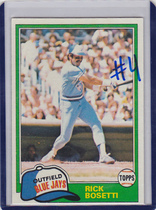 1981 Topps Base Set #46 Rick Bosetti