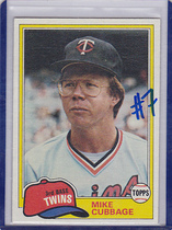 1981 Topps Base Set #657 Mike Cubbage