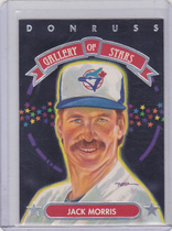 1992 Donruss Triple Play Gallery of Stars #GS-3 Jack Morris