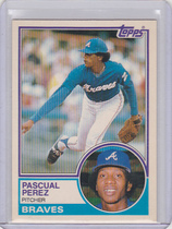 1983 Topps Traded #84 Pascual Perez