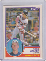 1983 Topps Traded #124 Greg Walker