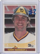 1984 Donruss Base Set #112 Terry Kennedy