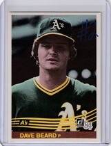 1984 Donruss Base Set #218 Dave Beard